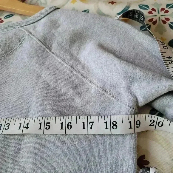 Maison Labiche L'aventure Grey Beaded Crew Neck Sweatshirt Size Medium - Picture 8 of 8